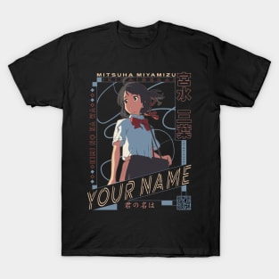 Miyamizu Mitsuha - Your Name | IKIGAISEKAI - V2 T-Shirt